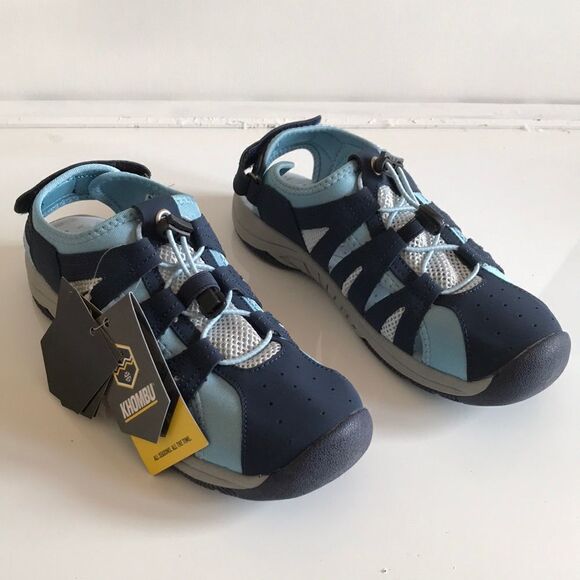 Khombu Cacey Sport Leather Cutout Sport Sandals - Picture 5 of 8